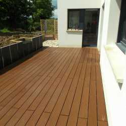 Terrasse en lame composite