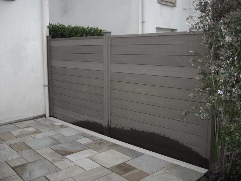 cl�ture en lame composite