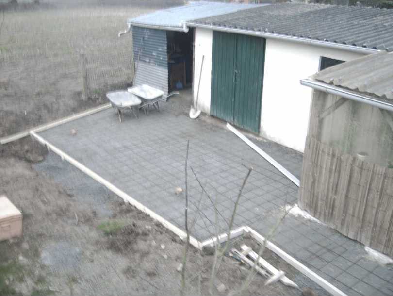 Pr�paration dalle b�ton 